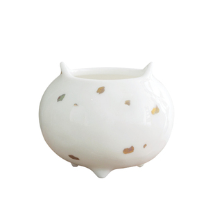 陶瓷线香插香炉阿富汗玉香插承香灰盘熏香座梅花樱花香托纸间抄经