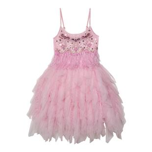 65Z Little现货TUTU DU MONDE SS25女童吊带裙蓬蓬裙纱纱裙发箍包