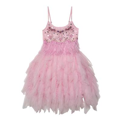 65Z Little现货TUTU DU MONDE SS25女童吊带裙蓬蓬裙纱纱裙发箍包