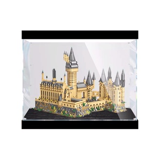 适用71043乐高哈利波特霍格沃兹城堡透明展示盒亚克力手办防尘罩