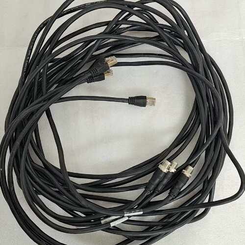 溢价-M12-8P X code公头转RJ45工业以太网连接器 千