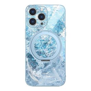 新款海浪磁吸手机壳适用苹果17系列/16promax无线充电iPhone14plus带支架华为mate70pro指环扣360度旋转小米1