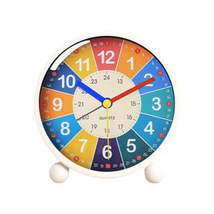 小闹钟学生专用起床神器儿童男女孩2024新款钟表认识学习专用时钟