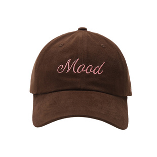 芝士商店~韩系棕色鸭舌帽女款大帽檐秋冬显脸小棒球帽美拉德帽子