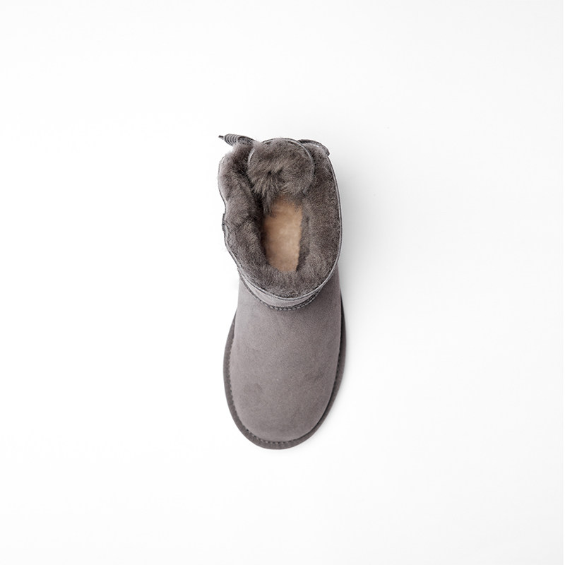 澳洲正品auzlandsheepskin冬经典羊皮毛一体3180蝴蝶结雪地靴