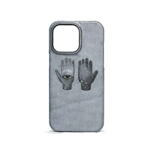 创意手作手机壳适用新款苹果16promax手机壳保护16pro13真皮复古眼睛15promax精致小众设计稀奇古怪高级定制