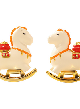 吉祥物马到成功创意桌面摆件