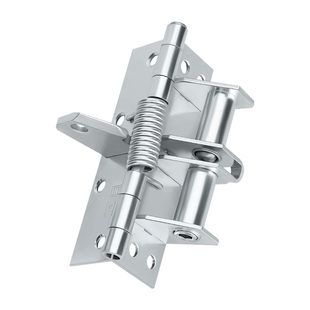 自动关门弹簧合页回弹缓冲闭门器隐形门铰链式暗藏定位荷叶装置折