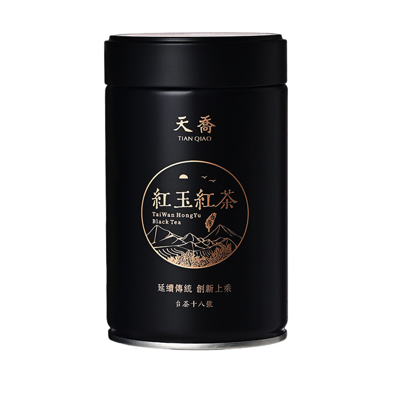天乔红玉红茶台茶18号红玉红茶 浓香型功夫红茶 台湾特产罐装茶叶