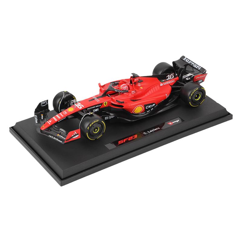 比美高1:18法拉利SF23车模仿真方程式F1赛车模型勒克莱尔 塞恩斯