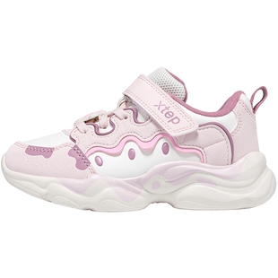 【商场同款】特步童鞋女童新款萌趣休闲鞋小童软底运动鞋