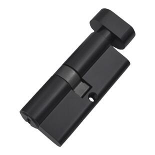 全铜防盗门锁芯室内门黑色锁心塑钢门大葫芦锁胆大70单开双开锁舌