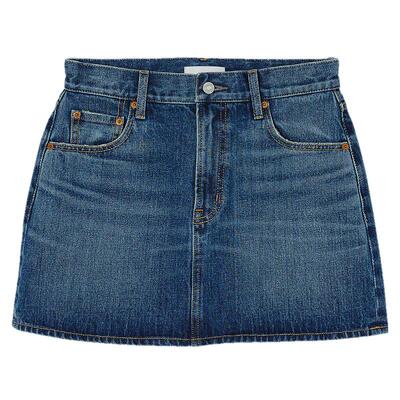 【明星同款】MOUSSY2026夏季新品丹宁风A字牛仔短裙010JS111-1801