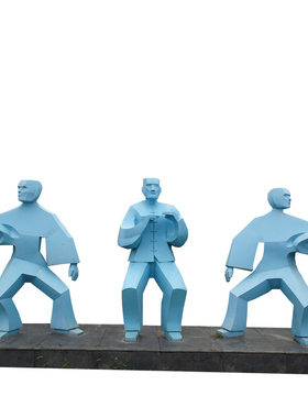 运动风玻璃钢树脂定制人物雕塑