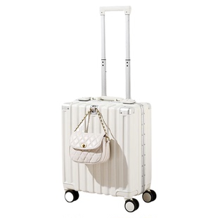 袋鼠2025新款小行李箱女可上飞机小型旅行拉杆迷你皮箱子18登机男