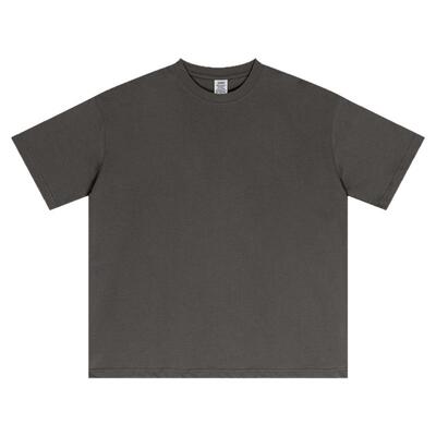 235G凉感运动宽松纯色短袖T恤男