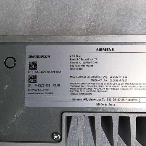 溢价-SIMATIC IPC327E工控机，型号6AG402