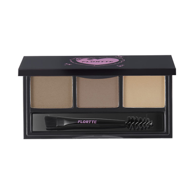 花洛莉亚三色眉粉持妆新手填色