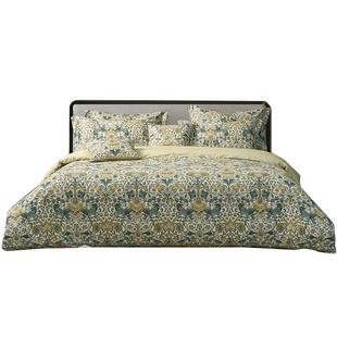 MINE/寐Morris&CoA类长绒棉纯棉秋冬双面磨毛四件套床单 纯粹伦敦