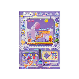 4399小游戏本子！酷跑派对游戏机关本超级玛丽笔记本扭蛋机口袋本迷你便携趣味创意学生解压儿童玩具女孩礼物