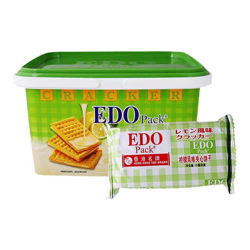 edopack纤麦粗粮夹心咸饼干
