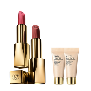 【38倒计时】雅诗兰黛丝雾小金管唇膏口红 送女友 128醒春红 正品