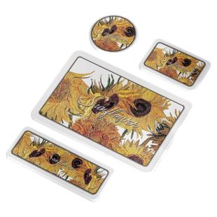 梵高油画美式 硅藻土吸水垫防潮杯垫速干 洗漱垫长条洗手台皂垫