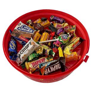 高端进口！俄罗斯糖果原装进口官方旗舰店混合巧克力过年年货零食