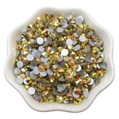 45种颜色SS6美甲玻璃钻2.0mm平底圆形水晶钻国贸A钻散钻diy材料包