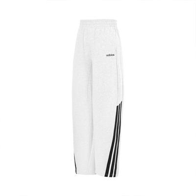 adidas女新款透气阔腿运动裤