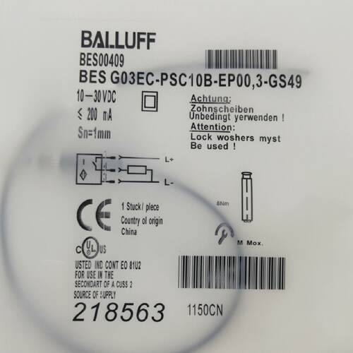 【询价】巴鲁夫接近开关BES00409   PSC10B-EP00.适用