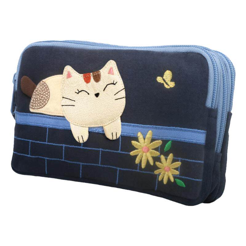 三层拉链袋大容量Kine猫卡呢猫
