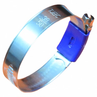 TJBC品牌英式蓝头喉箍 YS01卡扣挂头喉箍铁镀白锌卡箍水管箍抱箍