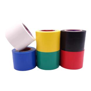 加宽5cm超粘性绝缘电工胶带pvc电气阻燃耐高温防水黑胶布管道包扎