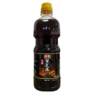 钱家黑芝麻香油2.5L纯正小磨水代法石磨火锅调凉伴菜纯芝麻调味油
