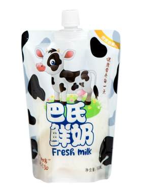 凯蒂包装食品级材质鲜奶袋吸嘴袋