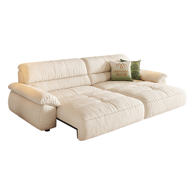 帕沙曼布艺可拆洗云朵电动沙发床