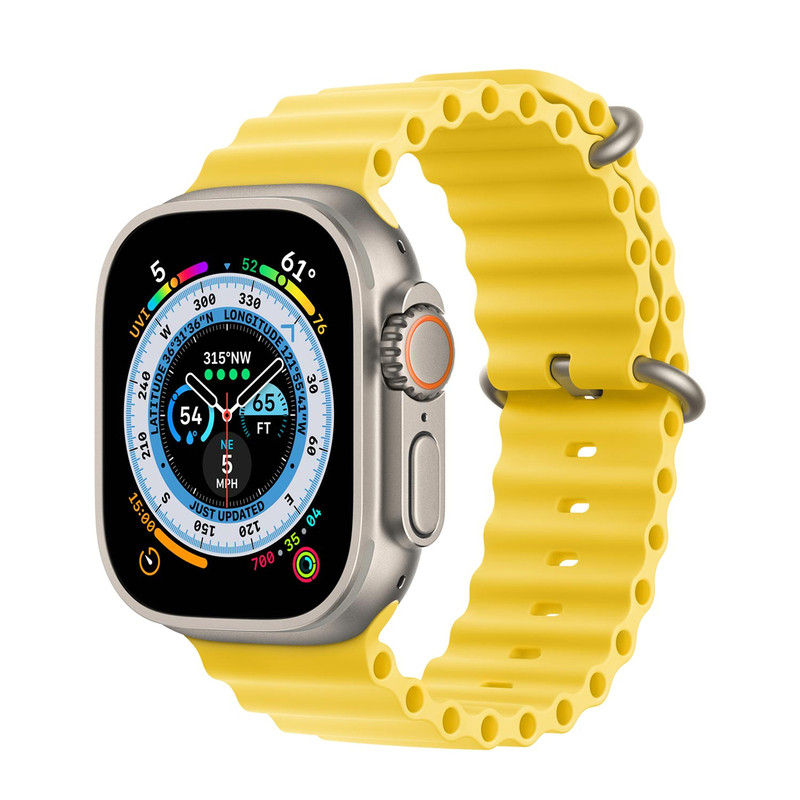 AppleWatch苹果黄色海洋表带