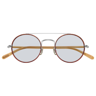 OliverPeoples超轻纯钛圆框墨镜