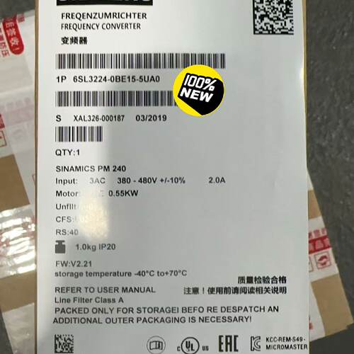 【询价】6SL3224-0BE15-5UA0G120 功率适用