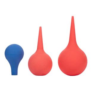 Labshark吸液球洗耳球吸水球尖头实验室硅胶橡胶大中小号吹气球吹灰球除尘清洁球皮老虎移液管刻度吸管吸球