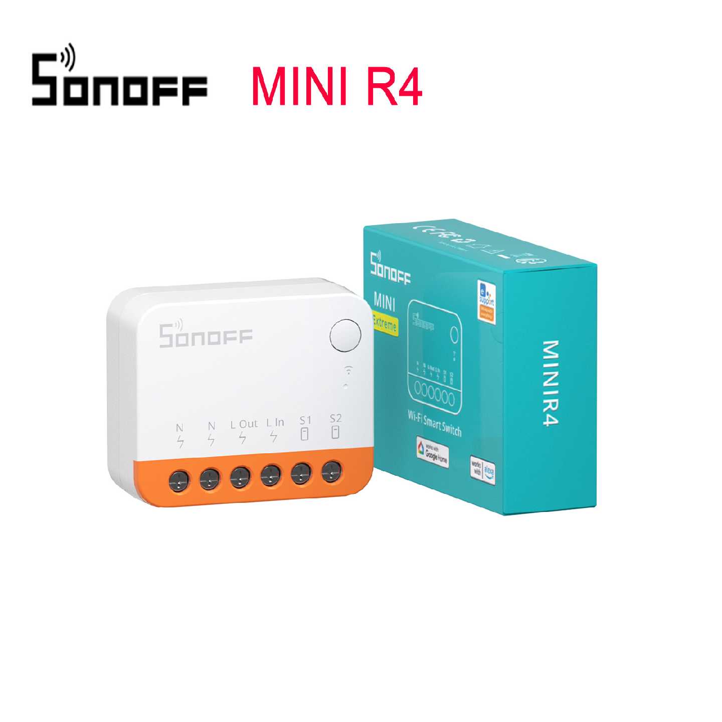 Sonoff MINIR4 wifi迷你智能开关零火线双控开关eWeLink远程控制图片