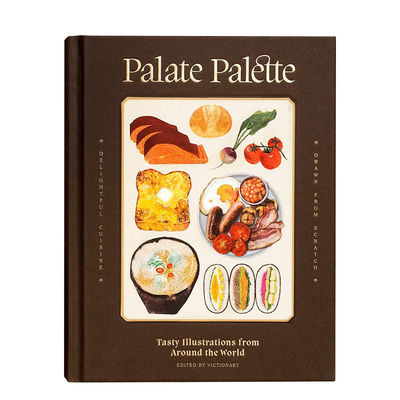 【现货】PALATE PALETTE插画师的食物绘画与美食食谱故事 口感调色板 英文原版艺术美术绘画作品集英文原版victionary善本图书