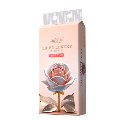 花之护1680张加厚款悬挂式抽纸家用卫生纸底部抽餐巾纸整箱纸巾