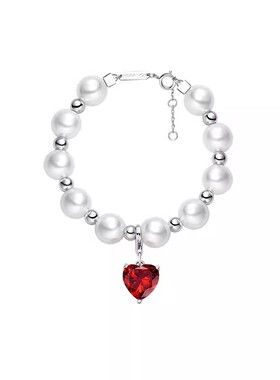 何方女爱心波波手链手环轻奢个性