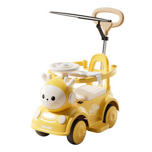 儿童电动扭扭车1-3岁男女孩可坐人遥控车婴儿手推车宝宝周岁礼物