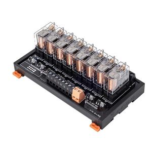 中间继电器模组模块12V24V直流220V交流信号隔离PLC放大板二开2闭