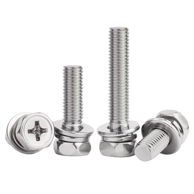 304不锈钢十字外六角三组合螺栓