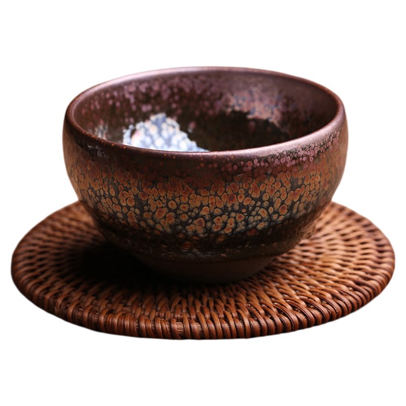 李振贵葵星空盏手工曜变茶盏茶具