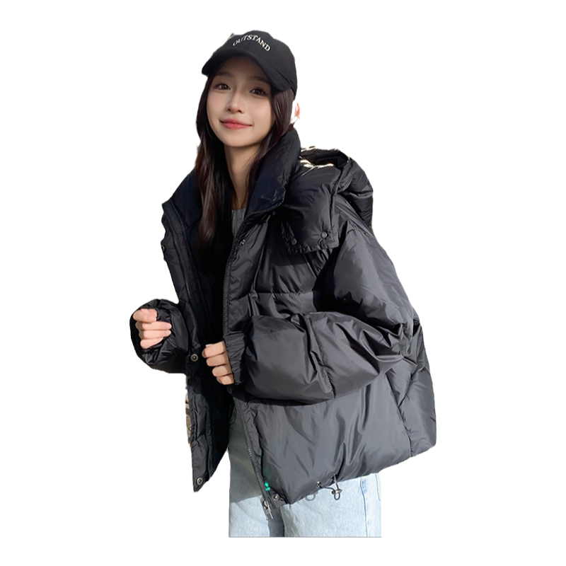 短款韩版宽松秋冬季面包服